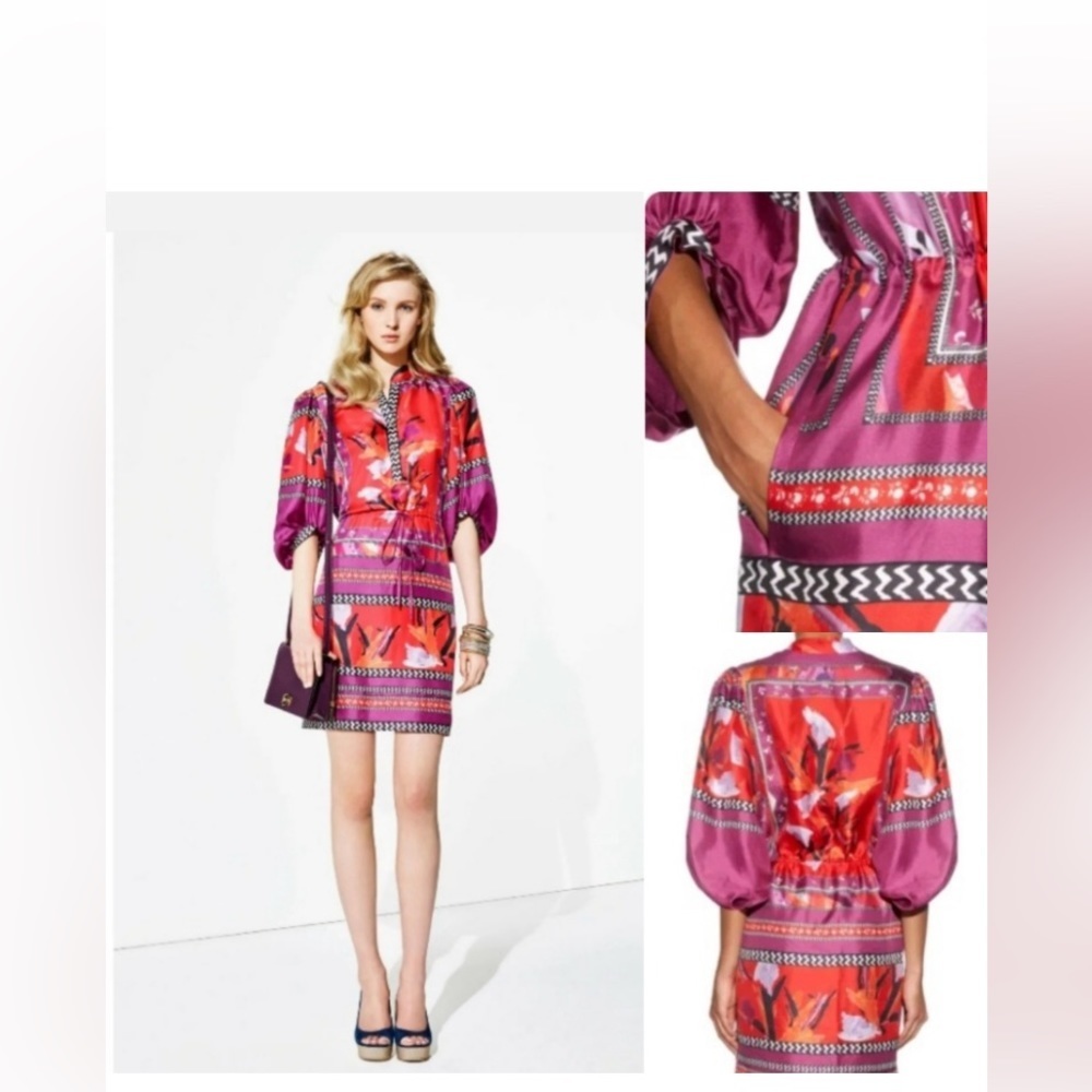 Diane VonFurstenberg Authentic 2016 Runway Women's Size 2 100% Silk Dress EUC - Picture 2 of 11